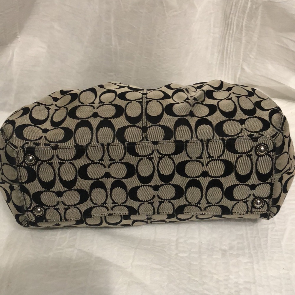 Coach Signature Canvas Shoulder Bag - Picture 7 of 12